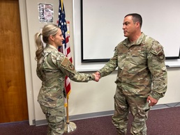 Recruiter for the Maryland Air Guard receives Master Sgt. Salvador Torres Award