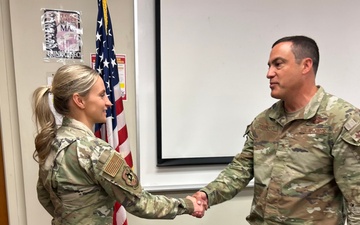 Recruiter for the Maryland Air Guard receives Master Sgt. Salvador Torres Award