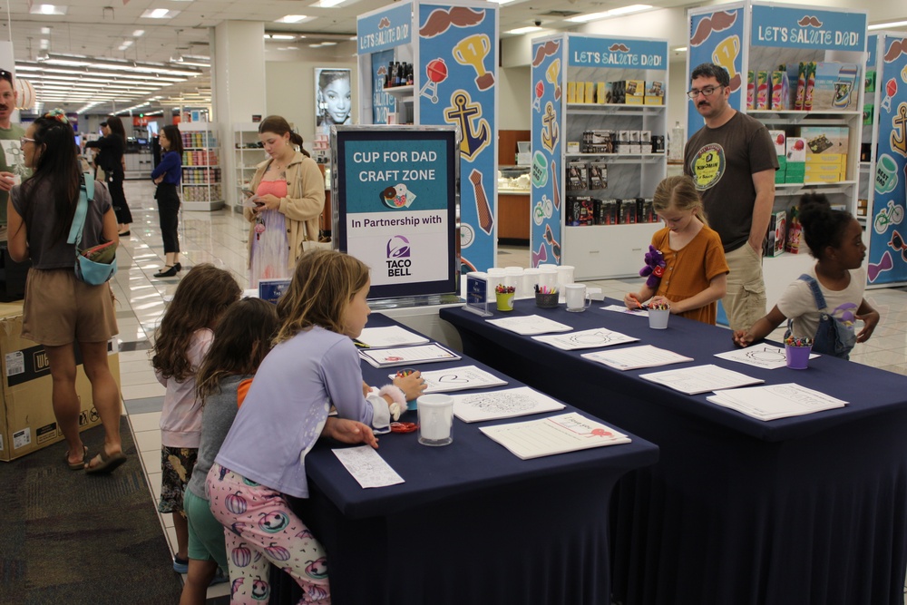 Navy Exchanges host successful Donuts for Dad events