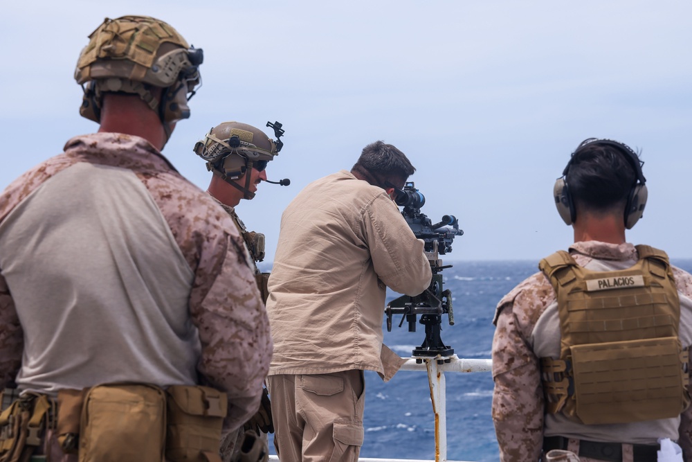 Marine Live-Fire Exercise aboard USNS Comfort
