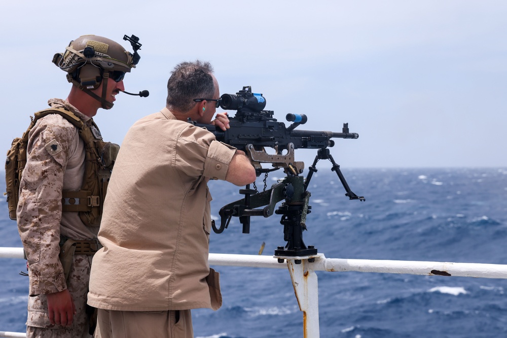 Marine Live-Fire Exercise Aboard USNS Comfort