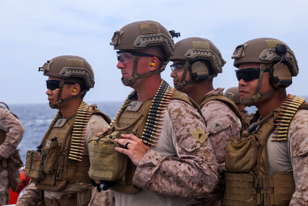 Marine Live-Fire Exercise Aboard USNS Comfort