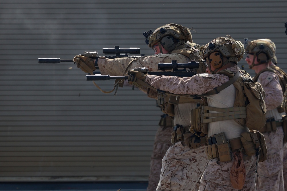Marine Live-Fire Exercise Aboard USNS Comfort