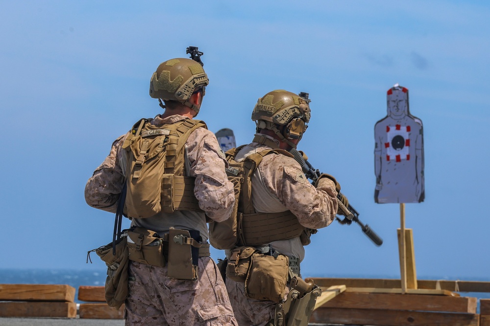 Marine Live-Fire Exercise Aboard USNS Comfort