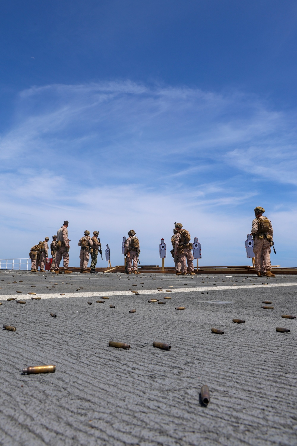 Marine Live-Fire Exercise Aboard USNS Comfort