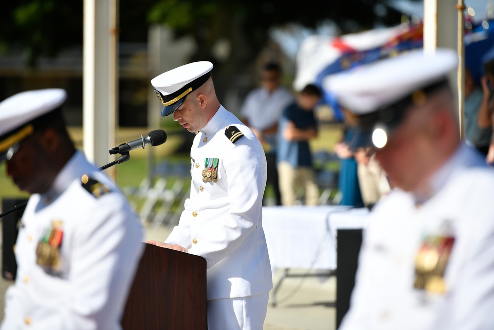 The Professionals Conduct Change of Command
