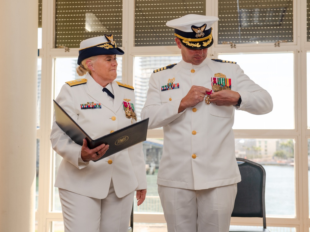 Coast Guard Base Miami Beach holds change of command ceremony