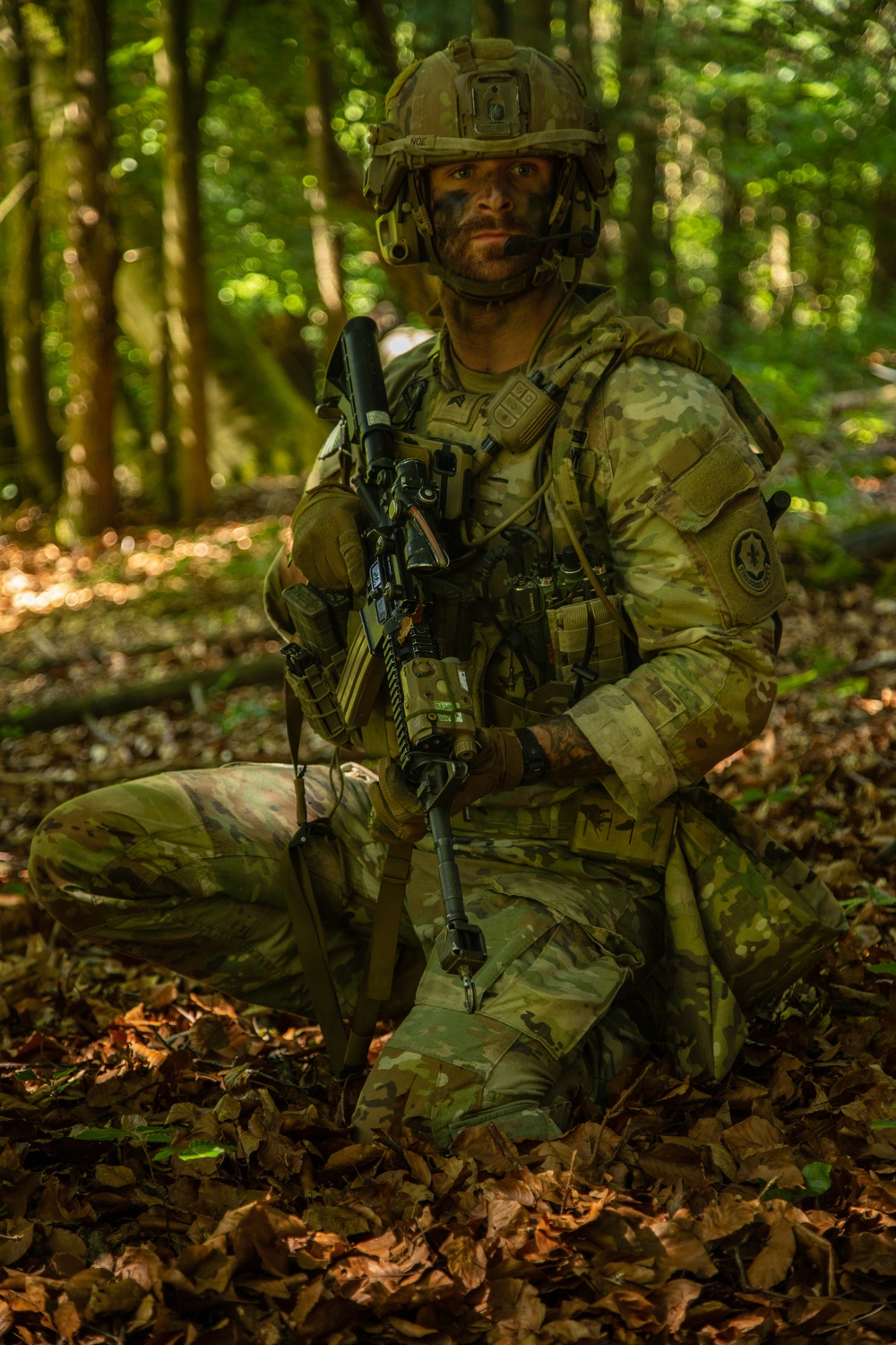 U.S. Soldiers operate offensive and defensive battle lanes during Project Flytrap