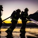 ARFF Conducts a Simulated Aircraft Fire Drill at ITX 3-25