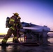ARFF Conducts a Simulated Aircraft Fire Drill at ITX 3-25