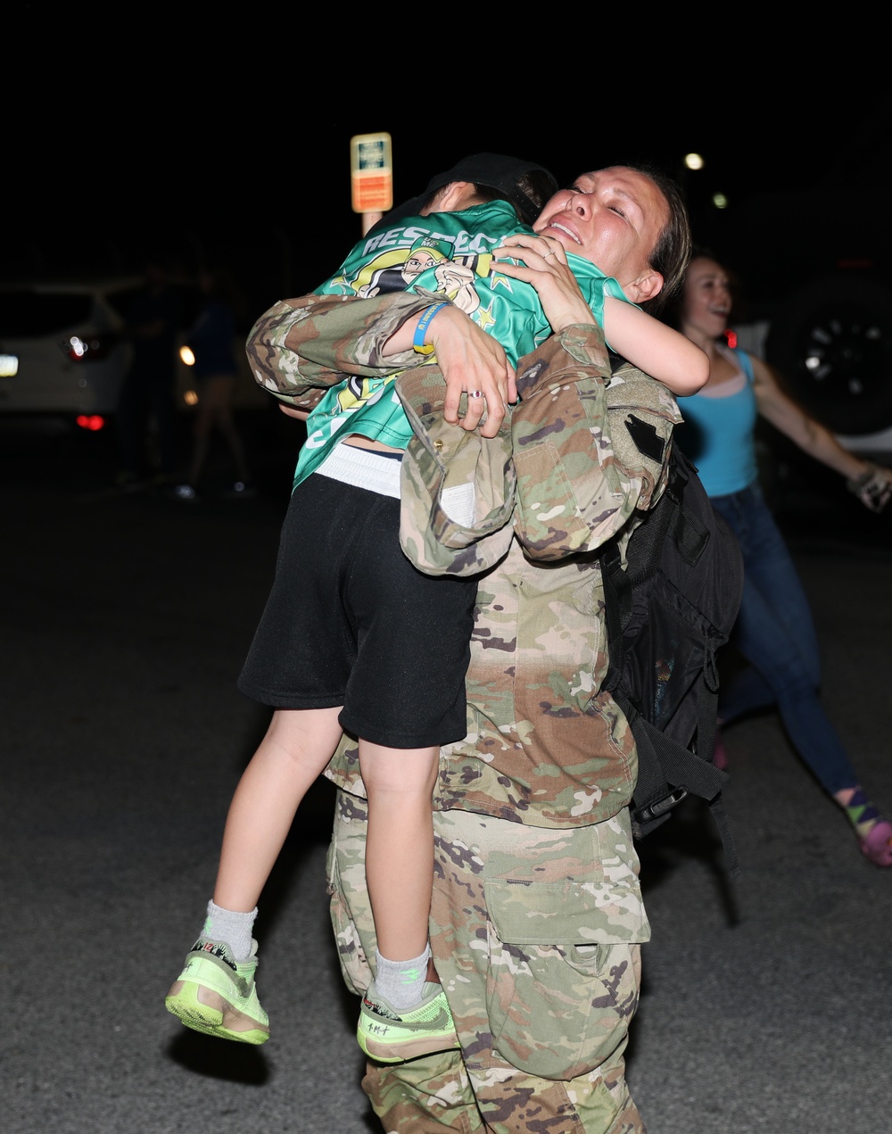 Soldiers assigned to the 56th Stryker Brigade Combat Team Return Home from Germany Deployment