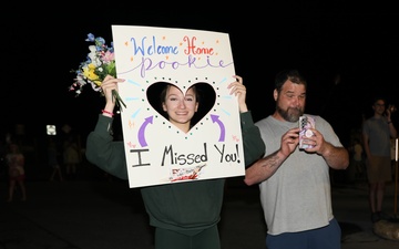 Soldiers assigned to the 56th Stryker Brigade Combat Team Return Home from Germany Deployment