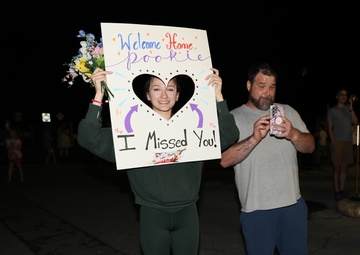 Soldiers assigned to the 56th Stryker Brigade Combat Team Return Home from Germany Deployment