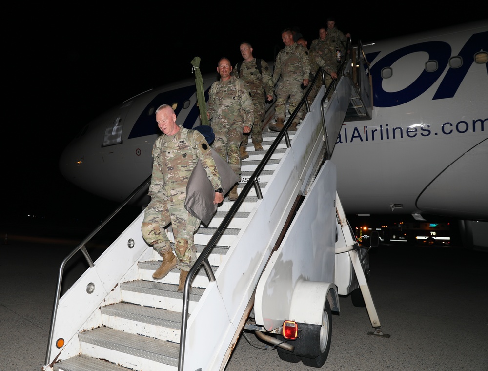Soldiers assigned to the 56th Stryker Brigade Combat Team Return Home from Germany Deployment