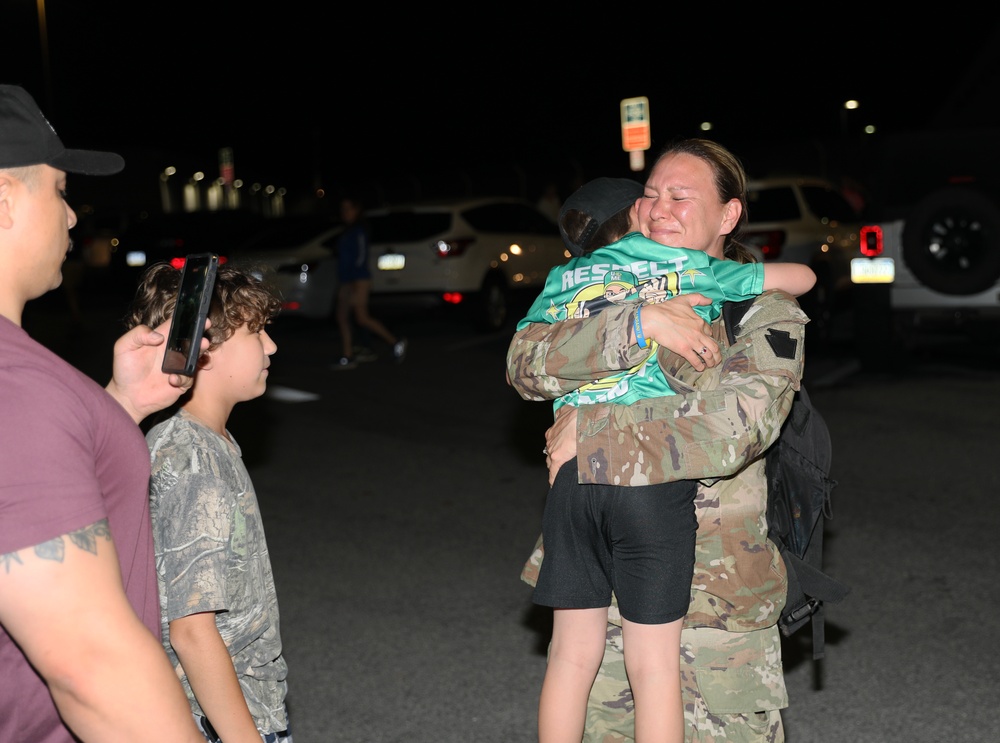 Soldiers assigned to the 56th Stryker Brigade Combat Team Return Home from Germany Deployment