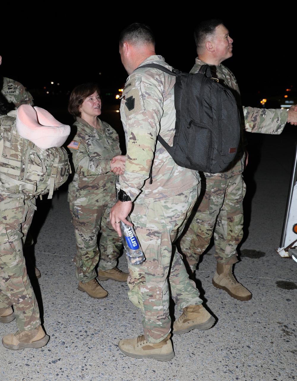 Soldiers assigned to the 56th Stryker Brigade Combat Team Return Home from Germany Deployment
