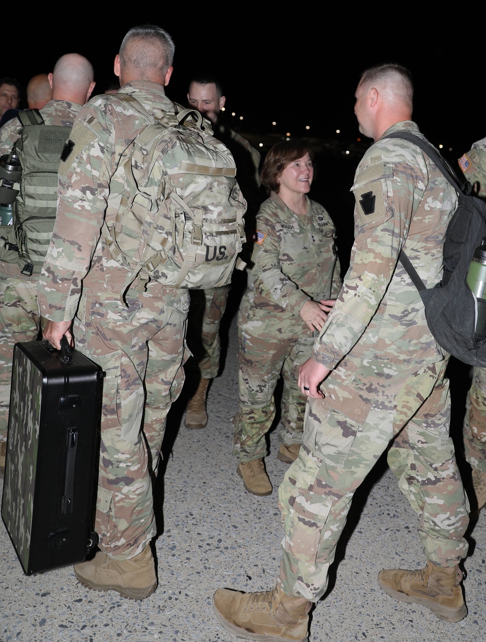 Soldiers assigned to the 56th Stryker Brigade Combat Team Return Home from Germany Deployment