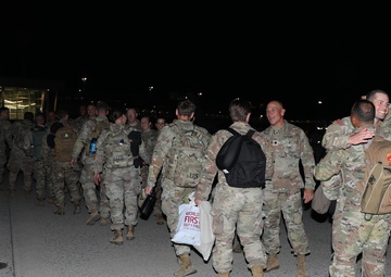 Soldiers assigned to the 56th Stryker Brigade Combat Team Return Home from Germany Deployment