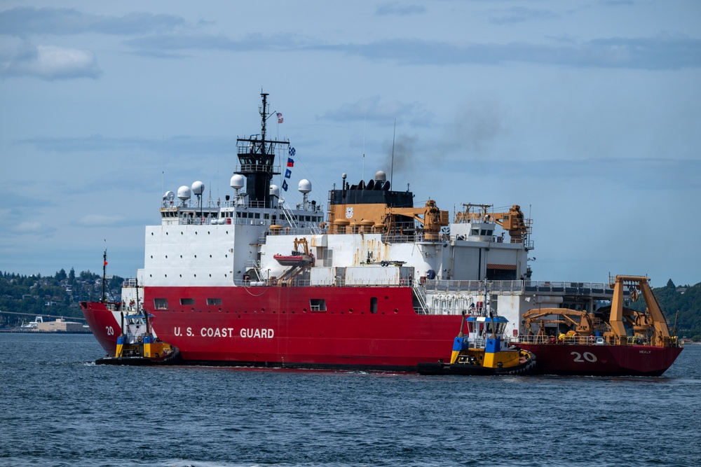 Coast Guard Cutter Healy departs Seattle to conduct Arctic operations