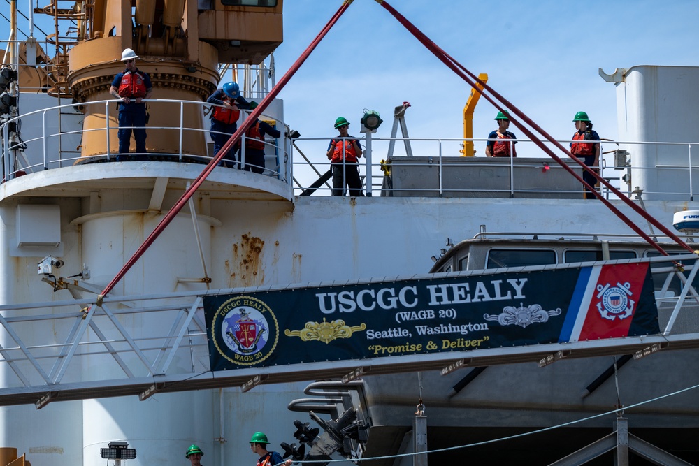 Coast Guard Cutter Healy departs Seattle to conduct Arctic operations