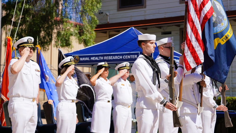 Naval Health Research Center Holds Change of Command Ceremony