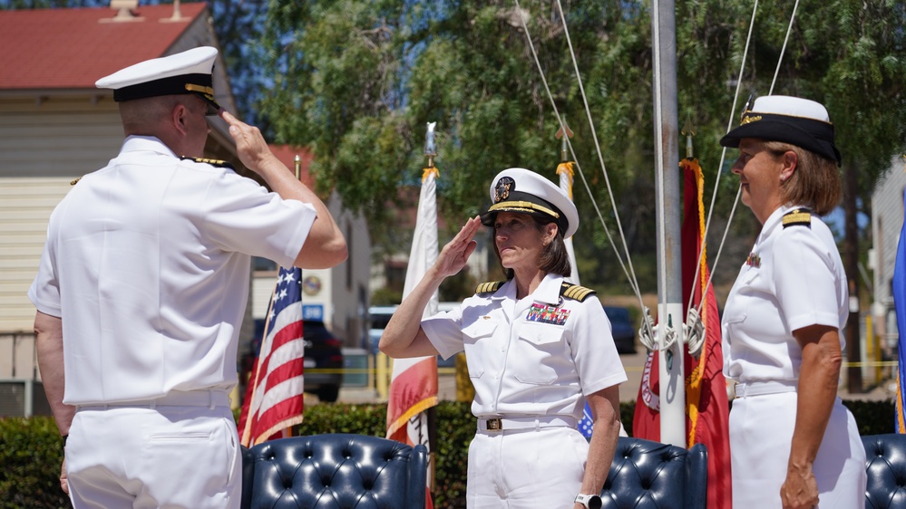 Naval Health Research Center Holds Change of Command Ceremony