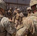 Task Force Sapper chaplain conducts routine checkup with Marines at southern border