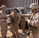Task Force Sapper chaplain conducts routine checkup with Marines at southern border
