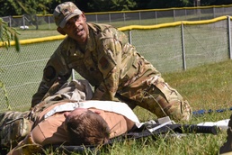 Lt. Col. Emile Fernando conducts TCCC