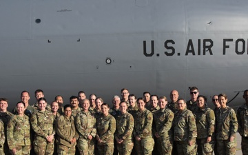 185th ARW Medical Group group photo in Landstuhl, Germany