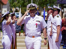 Naval Health Research Center Holds Change of Command Ceremony