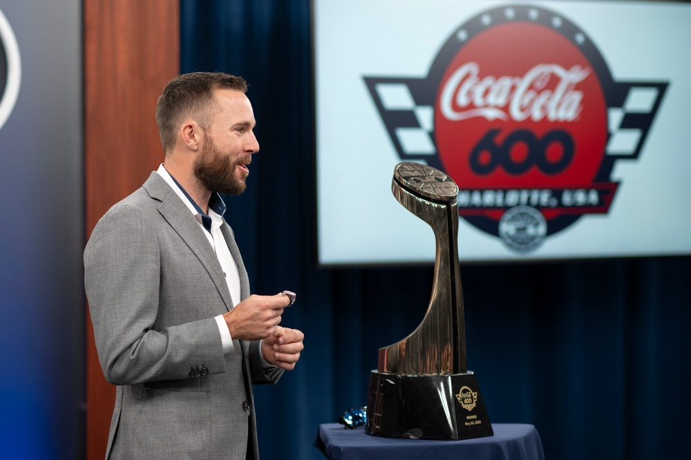 SD Hosts Coca-Cola 600 Winner Ross Chastain at the Pentagon