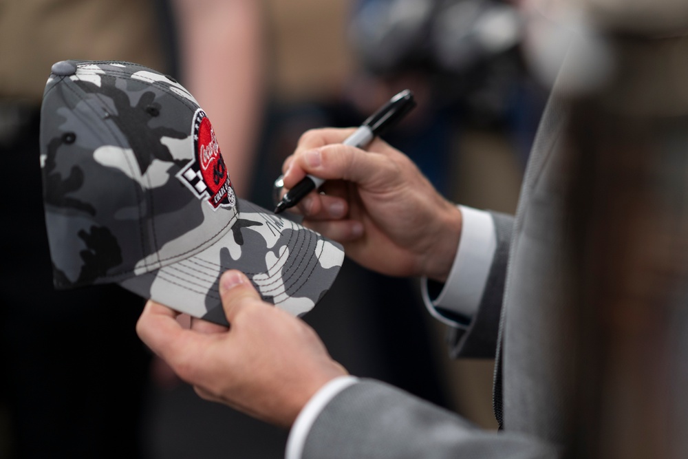 SD Hosts Coca-Cola 600 Winner Ross Chastain at the Pentagon