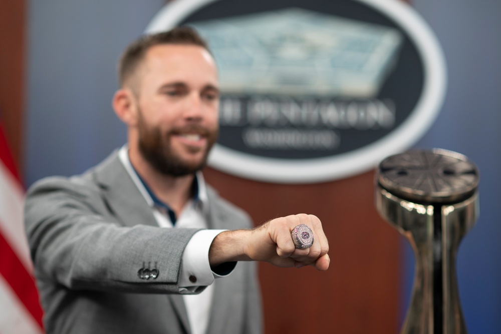 SD Hosts Coca-Cola 600 Winner Ross Chastain at the Pentagon