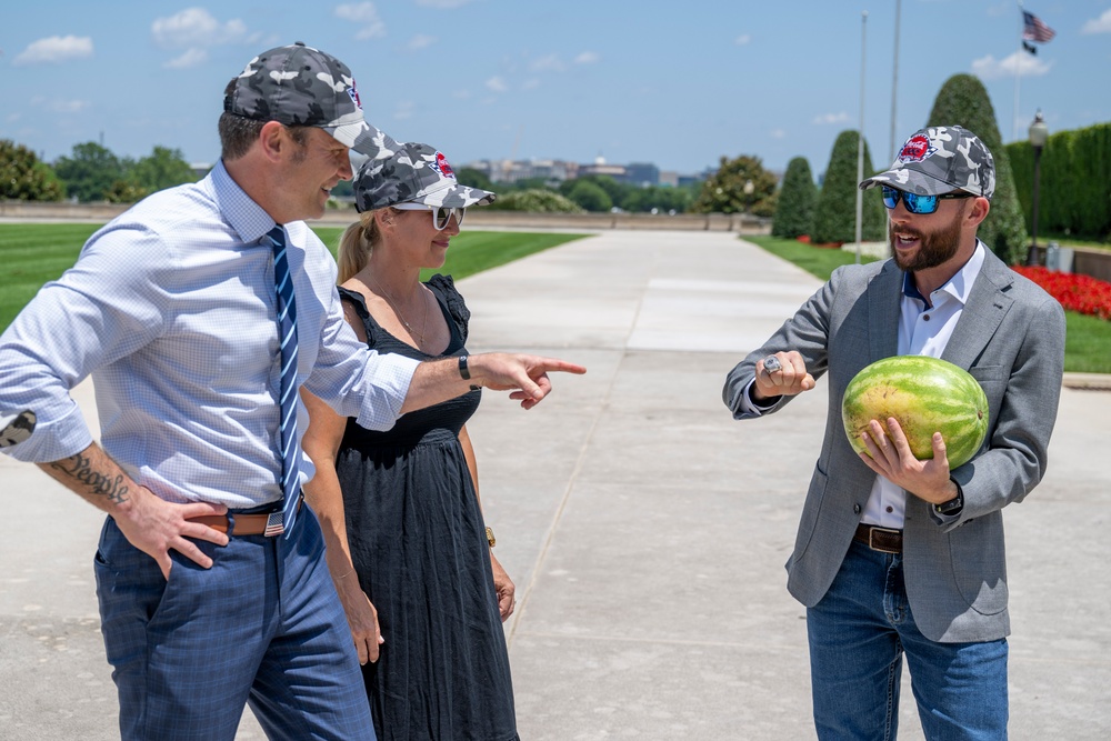 SD Hosts Coca-Cola 600 Winner Ross Chastain at the Pentagon