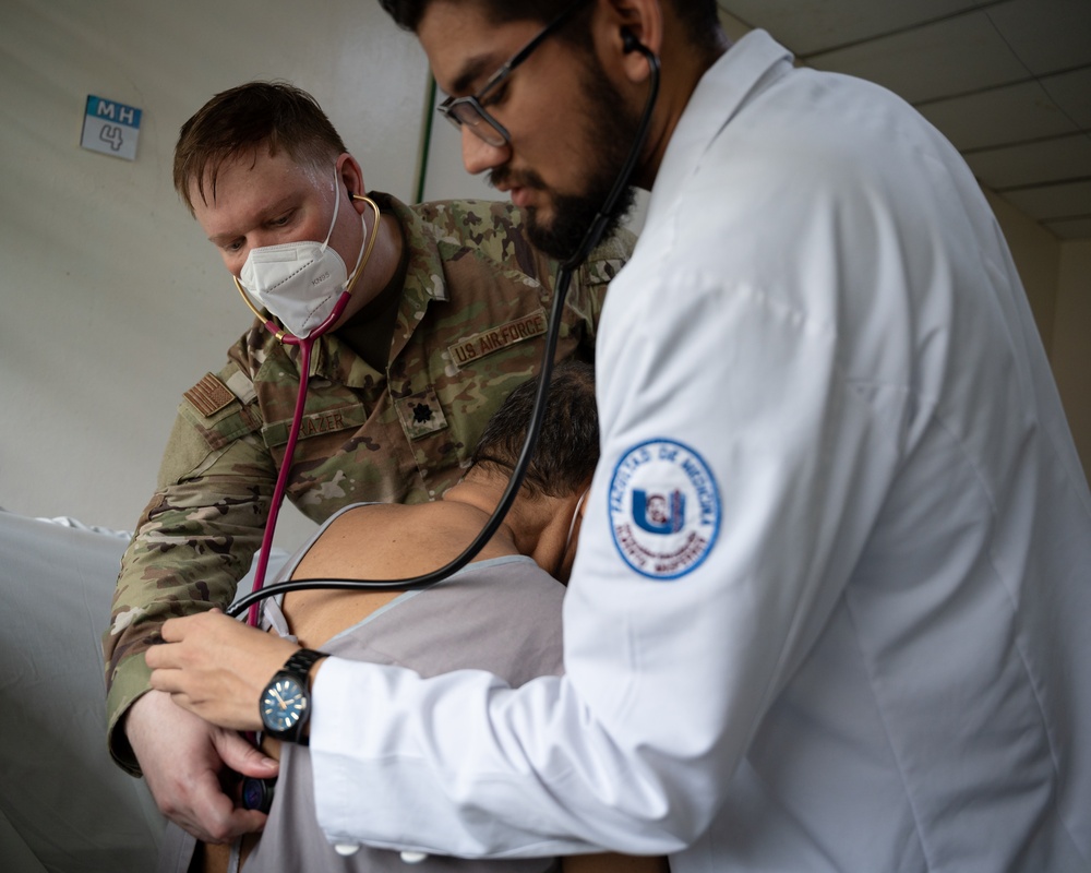 AMISTAD 2025: U.S. Air Force medical personnel provide care at San Bartolo National Hospital, El Salvador