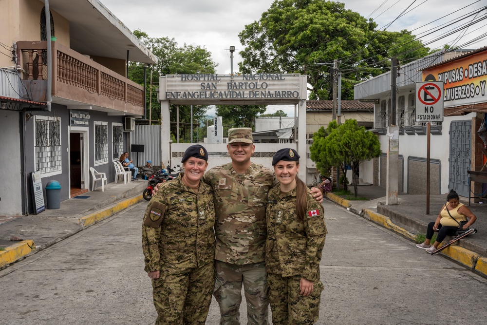 AMISTAD 2025: U.S. Air Force medical personnel provide care at San Bartolo National Hospital, El Salvador