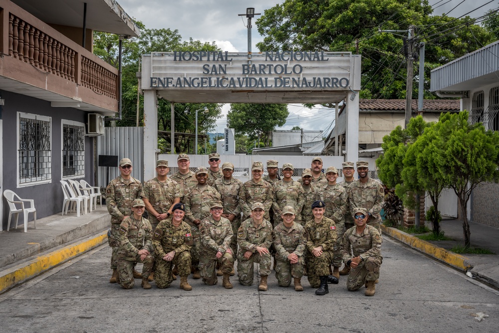 AMISTAD 2025: U.S. Air Force medical personnel provide care at San Bartolo National Hospital, El Salvador