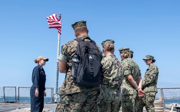 Midshipmen Visit USS Stockdale (DDG 106)