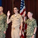 US Navy Band Reenlistment Ceremony