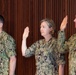 US Navy Band Reenlistment Ceremony