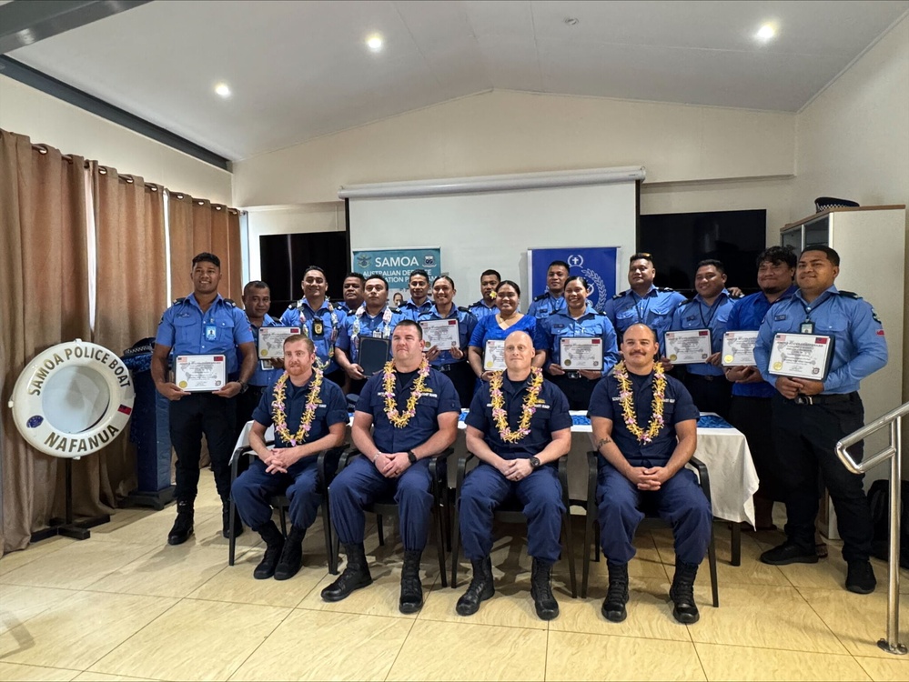 US Coast Guard, US Embassy launch maritime boarding officer course in Samoa