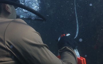 MDSU-1 performs measurement dive on USS Arizona