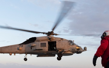 George Washington Conducts Flight Operations