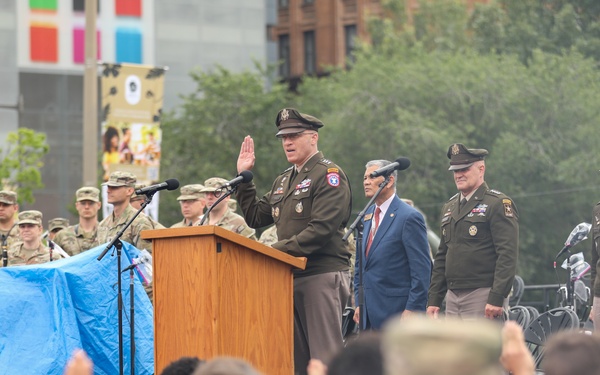 Army 250th Birthday Enlistment Ceremony
