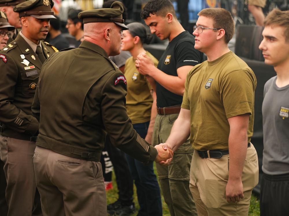 Army 250th Birthday Enlistment Ceremony