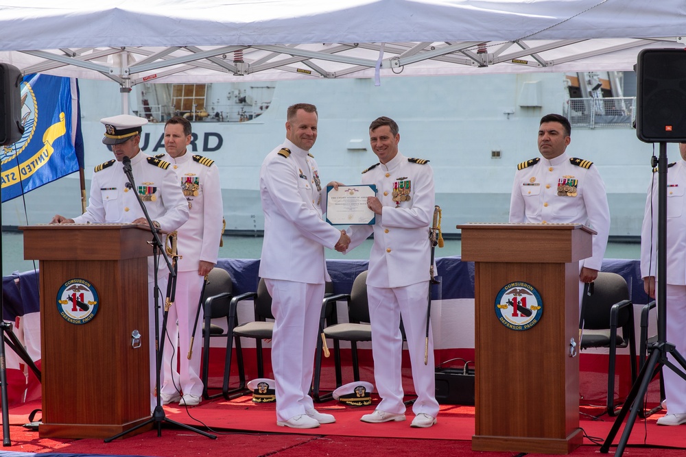 USS Scranton Holds Change of Command