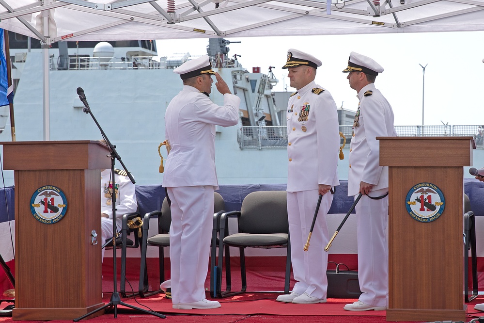 USS Scranton Holds Change of Command