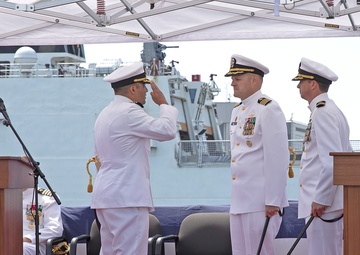 USS Scranton Holds Change of Command