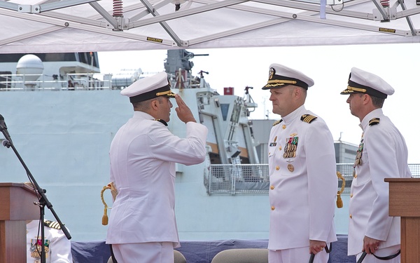 USS Scranton Holds Change of Command